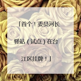 首个！委员河长驿站（试点）在台江区挂牌！