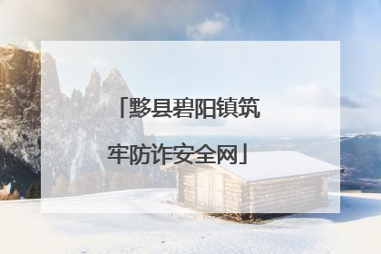 黟县碧阳镇筑牢防诈安全网