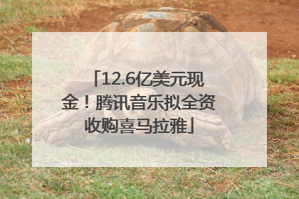 12.6亿美元现金！腾讯音乐拟全资收购喜马拉雅