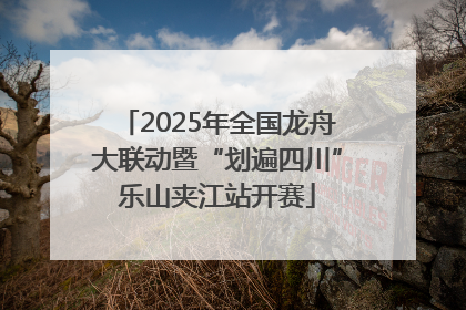 2025年全国龙舟大联动暨“划遍四川”乐山夹江站开赛