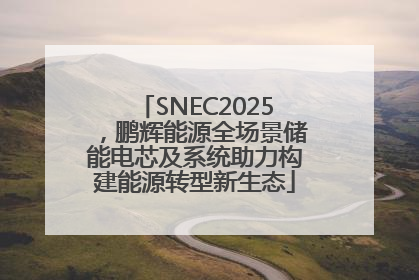 SNEC2025，鹏辉能源全场景储能电芯及系统助力构建能源转型新生态